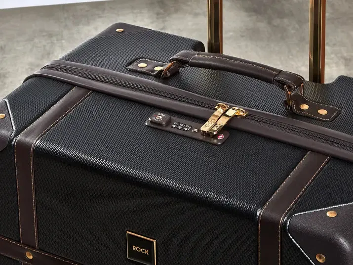 Vintage Medium Suitcase - Black