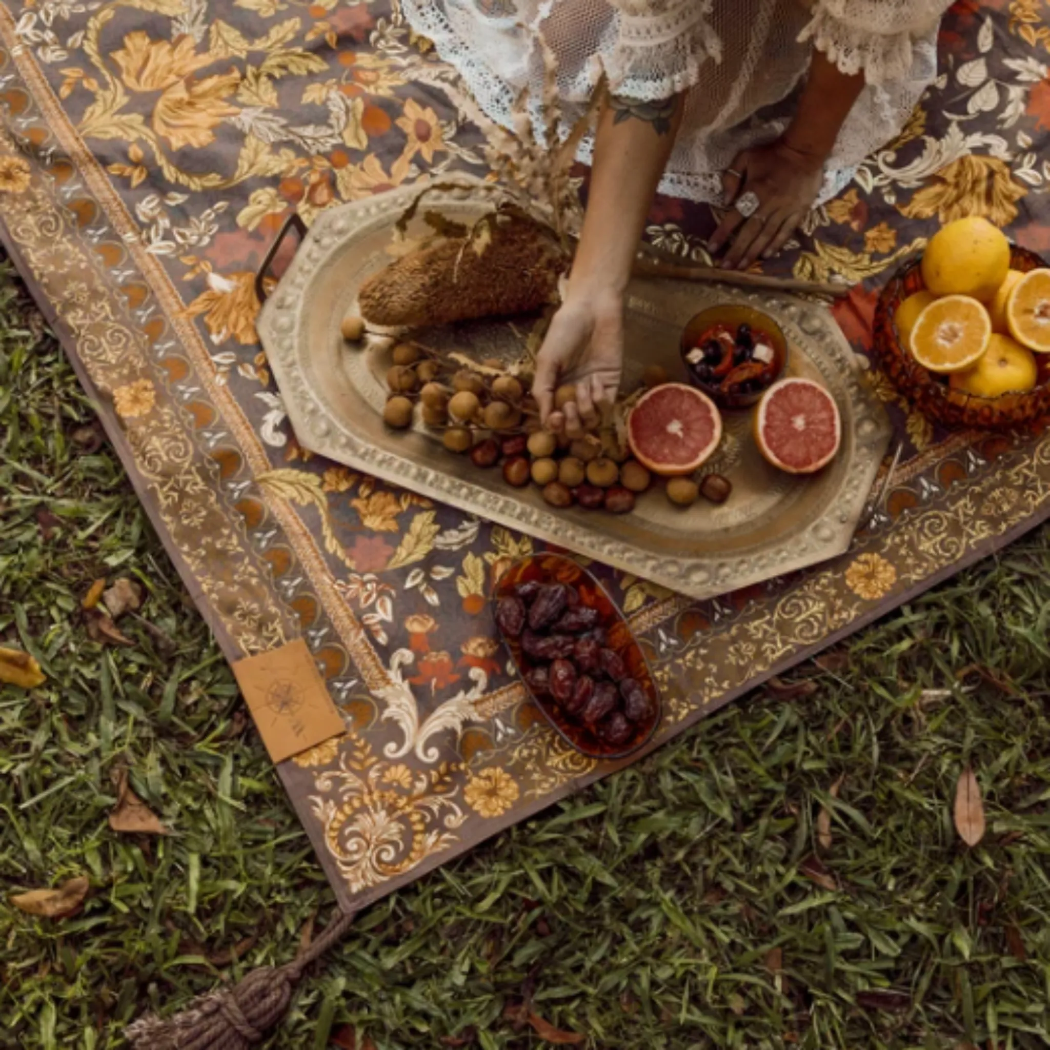 Wandering Folk - Spice Forrest Picnic Rug