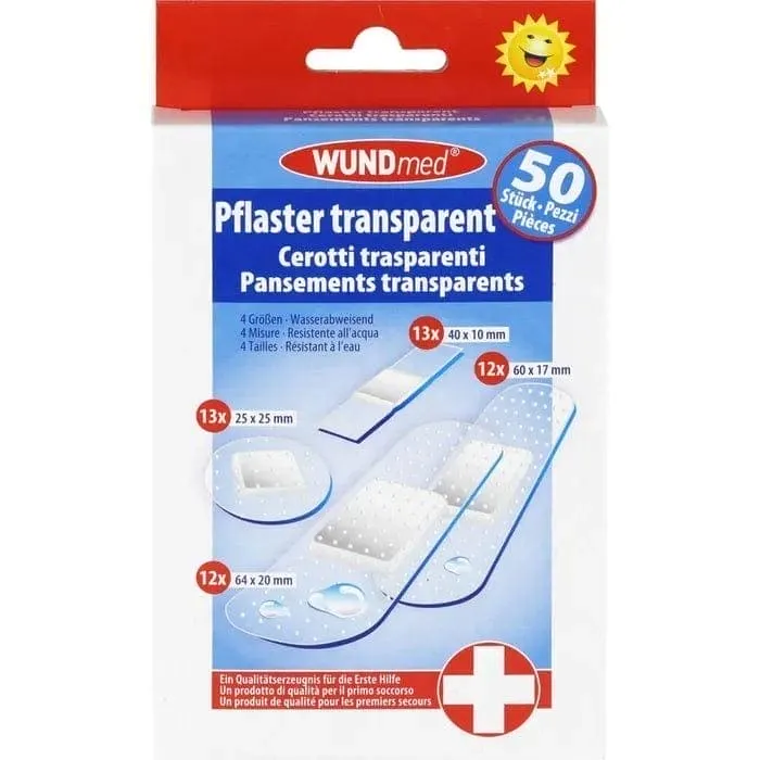 Waterproof transparant plasters WUNDmed®