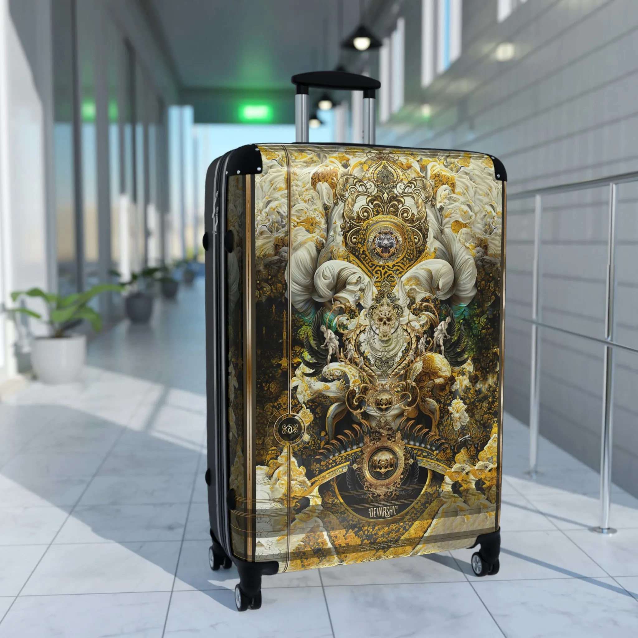 Windsor Regalia Suitcase Carry-on Suitcase Magnificent Baroque Luggage Hard Shell Suitcase in 3 Sizes | D20121