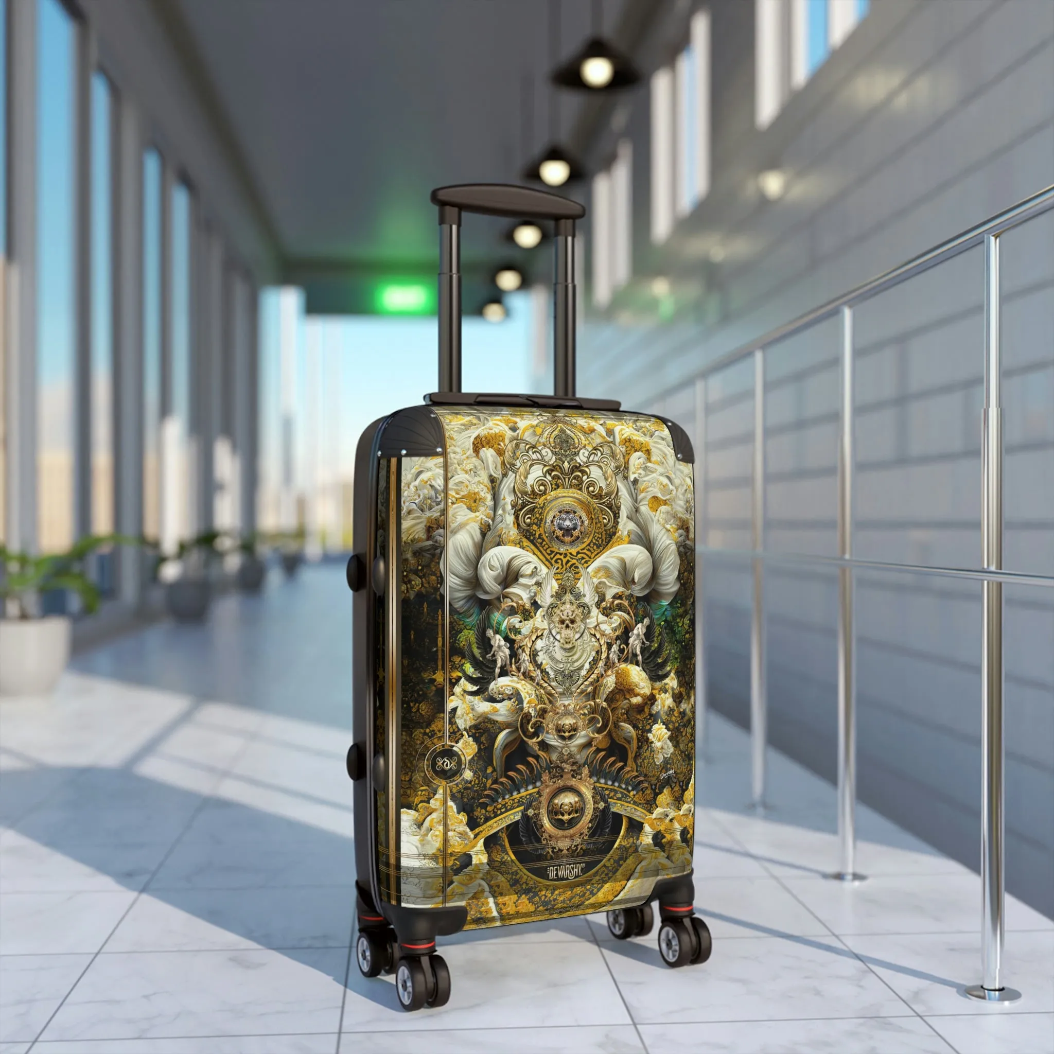 Windsor Regalia Suitcase Carry-on Suitcase Magnificent Baroque Luggage Hard Shell Suitcase in 3 Sizes | D20121