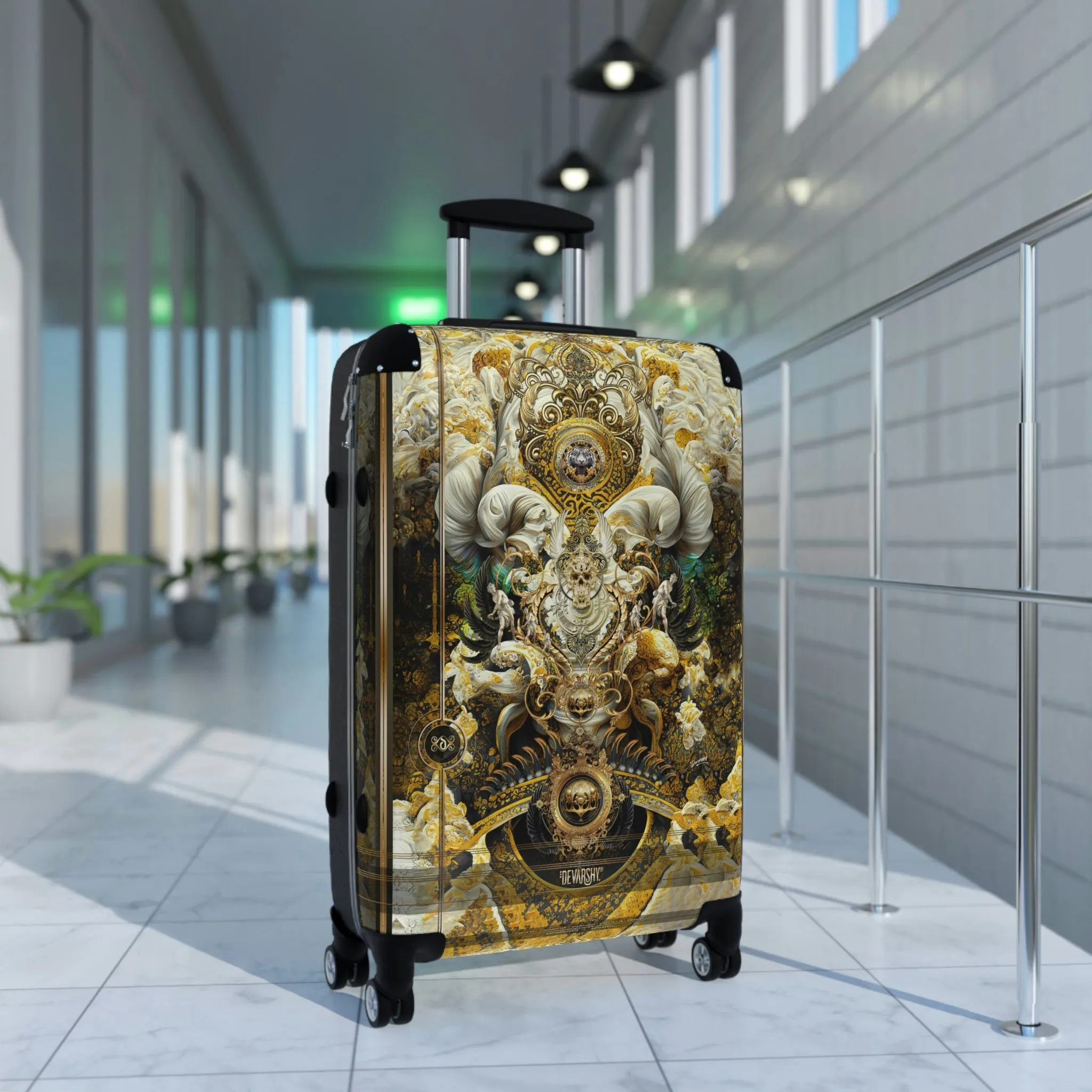 Windsor Regalia Suitcase Carry-on Suitcase Magnificent Baroque Luggage Hard Shell Suitcase in 3 Sizes | D20121