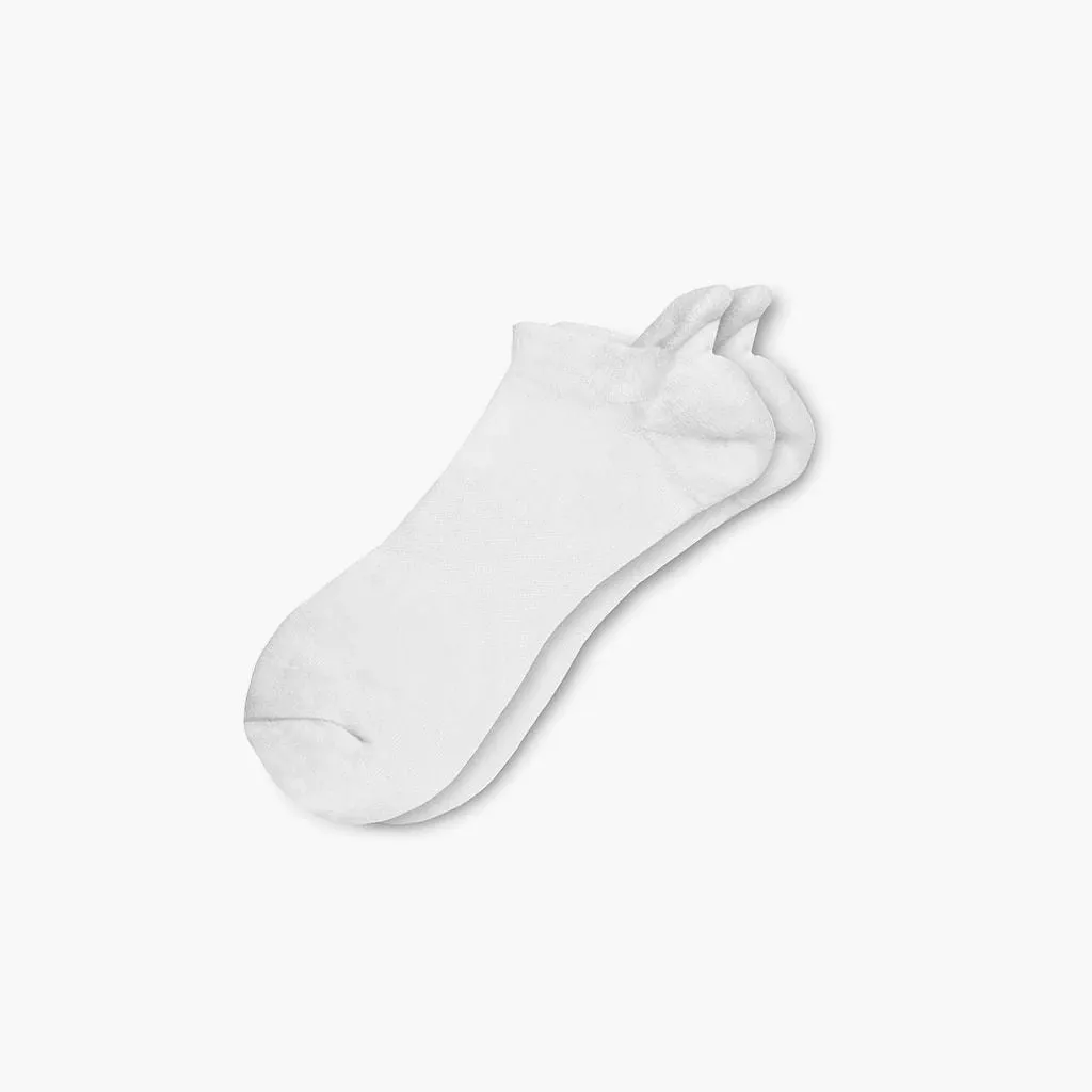 Women's Eco-Friendly Ankle Socks | White