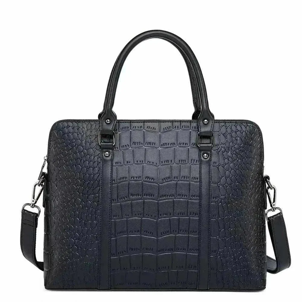 Women's Leather Briefcase |Office Laptop Shoulder Bag | BBC008