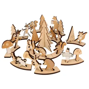 Wooden Marching Band Advent Calendar