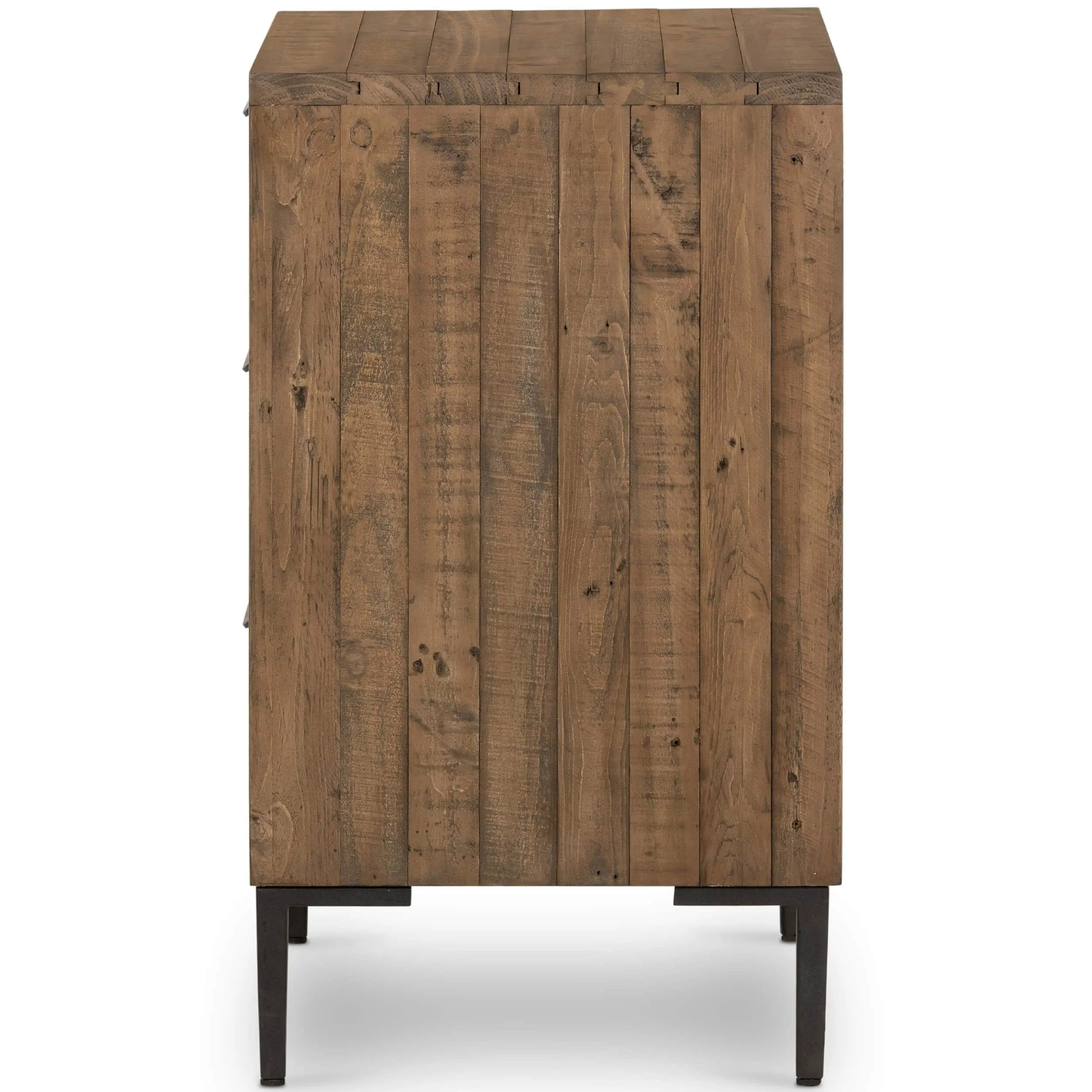 Wyeth 3 Drawer Dresser, Rustic Sadalwood