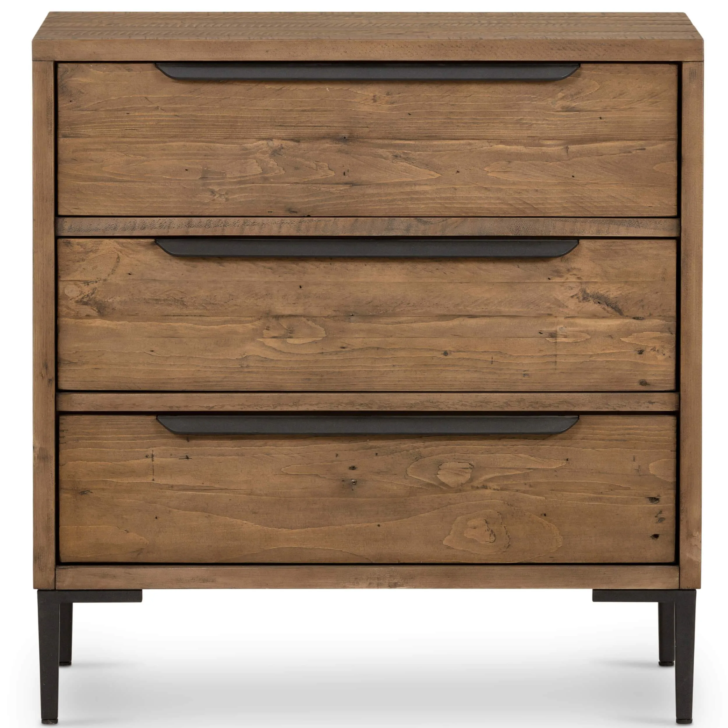 Wyeth 3 Drawer Dresser, Rustic Sadalwood