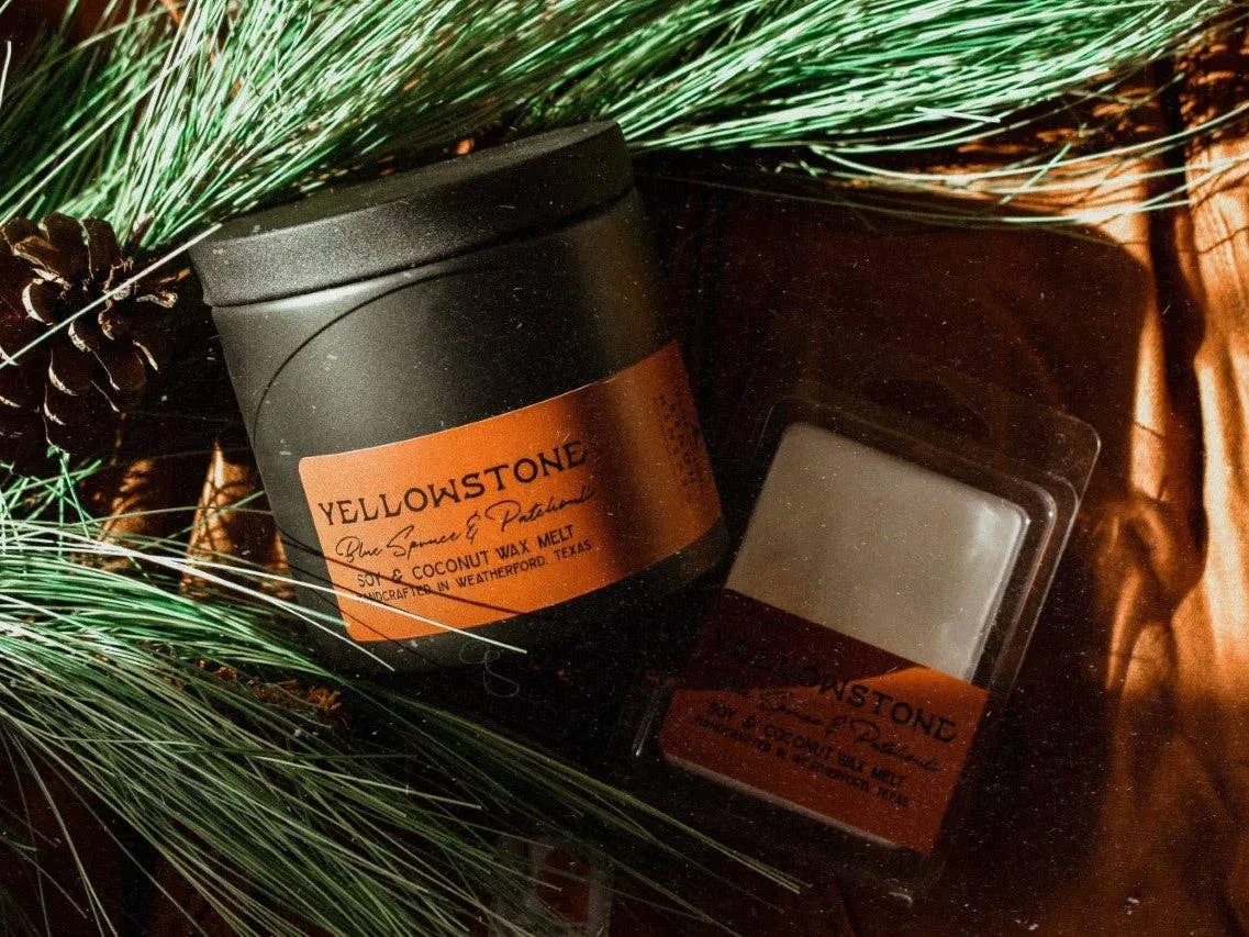 YELLOWSTONE - Blue Spruce & Patchouli Candle