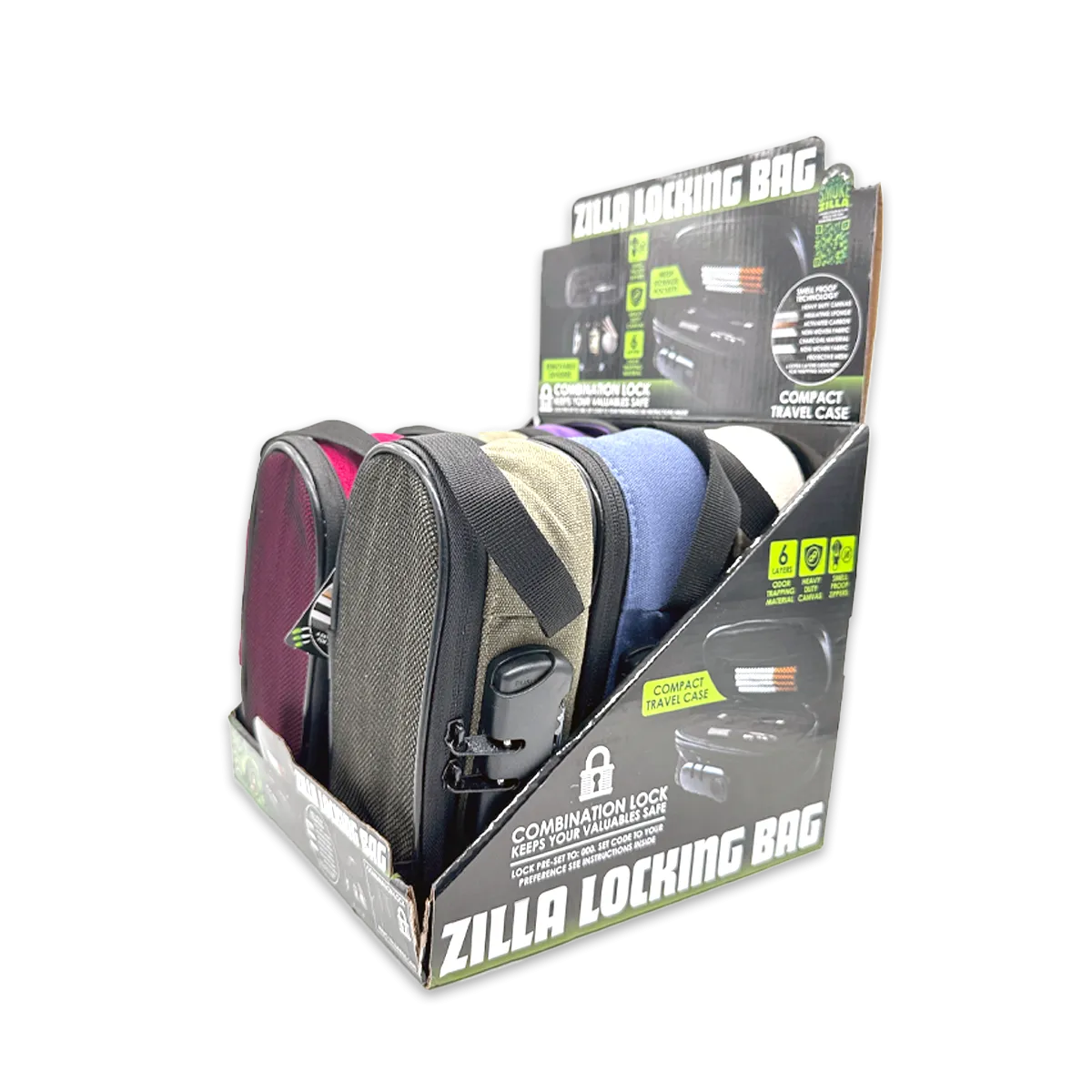 Zilla Locking Bag - 6 Pieces Per Retail Ready Display 25328