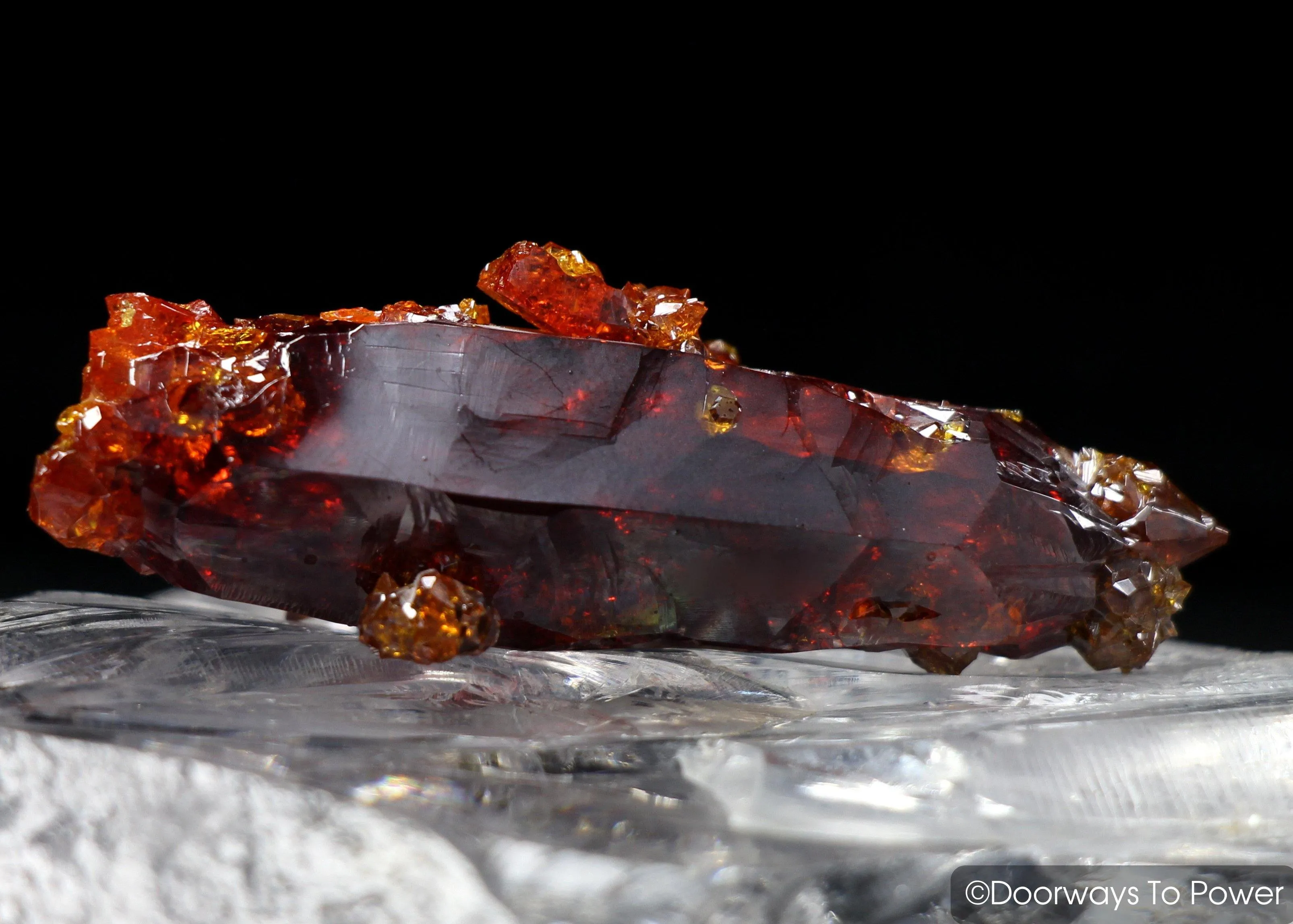 Zincite Crystal Specimen Poland 'FIRE' Collectors Quality A  