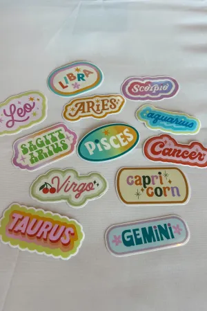 Zodiac Glossy Sticker